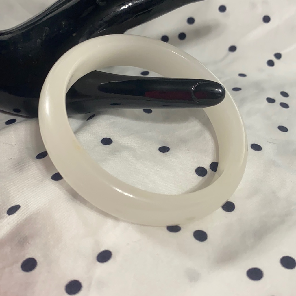 White Jade Bangle Preowned